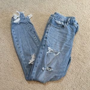 AE, regular, curvy high rise jeggings